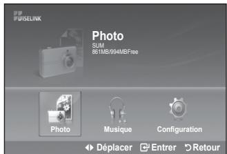 SAMSUNG LE40A552P3R - Affichage d'un diaporama - 1