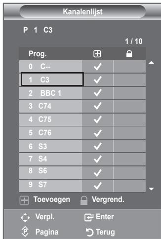 SAMSUNG LE40A552P3R - Met Kanaalbeheer kunt u eenvoudig kanalen vergrendelen of toevoegen. - 3