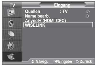 SAMSUNG LE40A552P3R - Verwenden des WISELINK-Menüs - 1