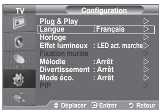 SAMSUNG LE40A552P3R - Choix de la langue - 1