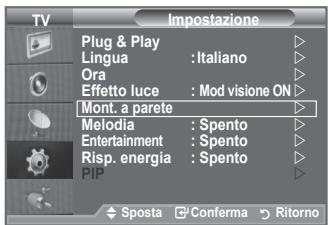 SAMSUNG LE40A552P3R - Visualizzazione del menu - 1