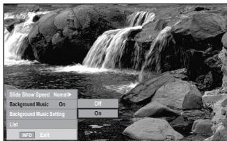 SAMSUNG LE40A552P3R - Background Music Setting: - 2
