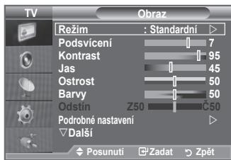SAMSUNG LE40A552P3R - Zobrazení nabídek - 1