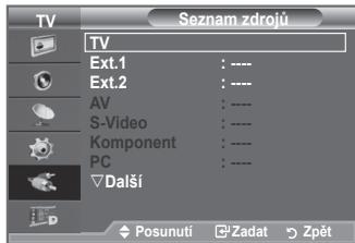 SAMSUNG LE40A552P3R - Výběr zdroje - 2