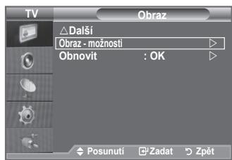 SAMSUNG LE40A552P3R - Konfigurace možností obrazu - 1