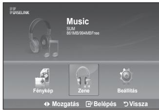 SAMSUNG LE40A552P3R - Az MP3 lista használata - 1