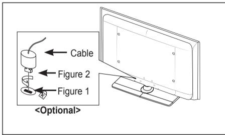 SAMSUNG LE40A552P3R - Using the Anti-Theft Kensington Lock (depending on the model) - 1