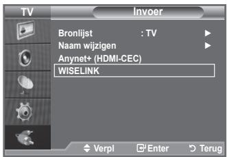 SAMSUNG LE40A552P3R - Gebruik van het WISELINK Menu - 1