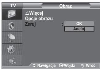 SAMSUNG LE40A552P3R - Ustawienia obrazu można przywrócić do fabrycznych wartości domyślnych. - 1