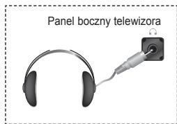 SAMSUNG LE40A552P3R - Podłączanie słuchawek (zestaw sprzedawany osobno) - 1