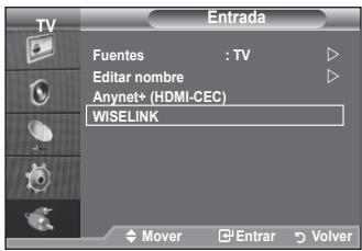 SAMSUNG LE40A552P3R - Utilización del menú WISELINK - 1