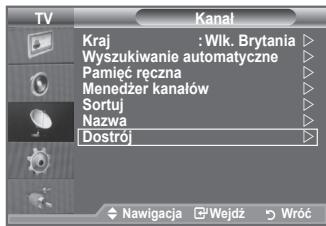 SAMSUNG LE40A552P3R - Użyj funkcji dostrajania, aby ręcznie dostosować ustawienie danego kanału do najlepszego odbioru. - 1