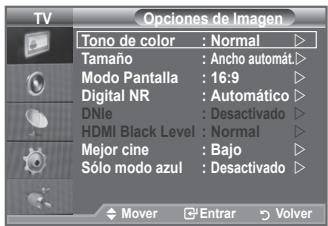 SAMSUNG LE40A552P3R - Configuración de las Opciones de la imagen - 2
