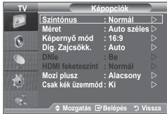 SAMSUNG LE40A552P3R - A képopció beállítása - 2