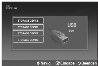 SAMSUNG LE40A552P3R - Verwenden des WISELINK-Menüs - 2