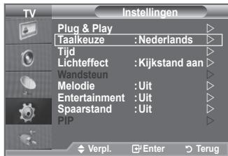 SAMSUNG LE40A552P3R - Wanneer u de TV voor het eerst gebruikt, moet u de taal selecteren voor het weergeven van menu's en aanwijzingen. - 1