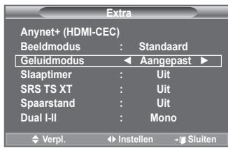 SAMSUNG LE40A552P3R - ♦ Toonregeling: Balance/100 Hz/300 Hz/1 kHz/3 kHz/10 kHz - 2