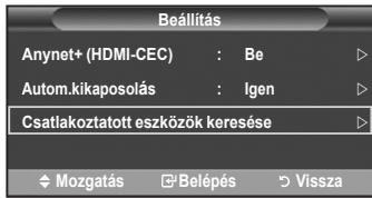 SAMSUNG LE40A552P3R - Váltás és keresés az Anynet+ eszközök között - 2