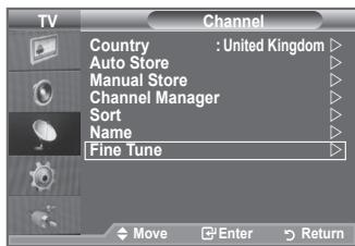 SAMSUNG LE40A552P3R - Fine Tuning Channel Reception - 1