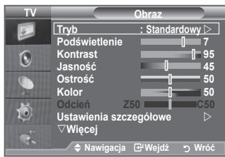 SAMSUNG LE40A552P3R - Przeglądanie menu - 1