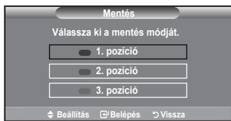 SAMSUNG LE40A552P3R - A pozíció eltárolása - 3