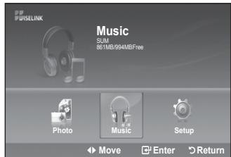 SAMSUNG LE40A552P3R - Using the MP3 List - 1