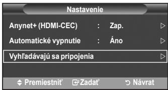 SAMSUNG LE40A552P3R - Vyhľadávanie a prepínanie medzi zariadeniami so systémom Anynet+ - 2