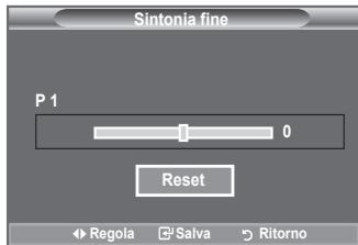 SAMSUNG LE40A552P3R - Utilizzare la sintonia fine per regolare manualmente un canale la cui ricezione non è ottimale. - 2