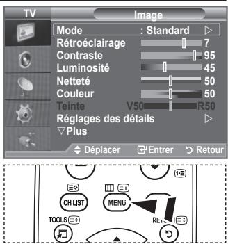 SAMSUNG LE40A552P3R - Affichage des menus - 1