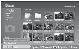 SAMSUNG LE40A552P3R - Visualizzazione di una presentazione - 1