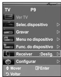 SAMSUNG LE40A552P3R - Pode ouvir o som através de um receptor e não pelo altifalante do televisor. - 1