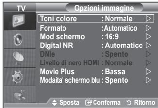 SAMSUNG LE40A552P3R - Configurazione di Opzioni immagine - 2
