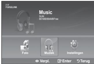SAMSUNG LE40A552P3R - Gebruik van de MP3 lijst - 1