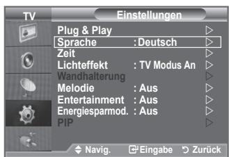 SAMSUNG LE40A552P3R - Sprache auswählen - 1