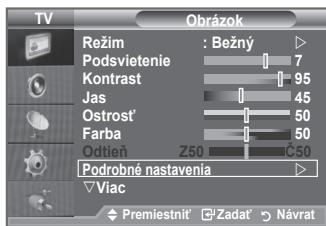 SAMSUNG LE40A552P3R - Môžete si vybrat' najvhodnejší farebný odtieň pre váš zrak. - 1