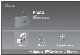 SAMSUNG LE40A552P3R - Utilizzo dell'elenco PHOTO (JPEG) - 1