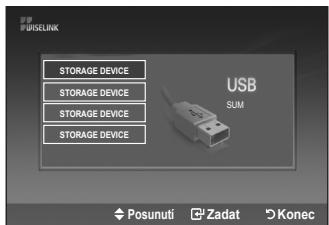SAMSUNG LE40A552P3R - Používání nabídky WISELINK - 2