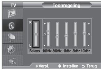 SAMSUNG LE40A552P3R - ♦ Toonregeling: Balance/100 Hz/300 Hz/1 kHz/3 kHz/10 kHz - 3