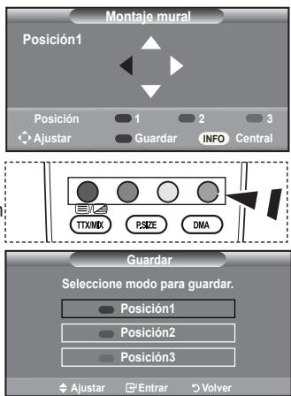 SAMSUNG LE40A552P3R - Memorización de la posición - 1