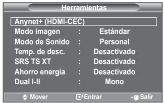 SAMSUNG LE40A552P3R - Uso de la función Anynet+ - 1