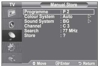 SAMSUNG LE40A552P3R - Channel mode - 2