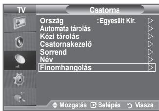 SAMSUNG LE40A552P3R - Kézi finomhangolással igazíthatja be egy adott csatorna optimális vételét. - 1