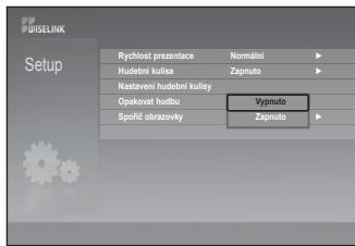 SAMSUNG LE40A552P3R - Opakovat hudbu: - 1