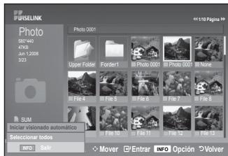 SAMSUNG LE40A552P3R - Visualización de una presentación de diapositivas - 1