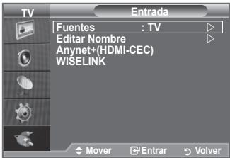 SAMSUNG LE40A552P3R - Puede elegir entre varias fuentes externas conectadas a las tomas de entrada del televisor. - 1