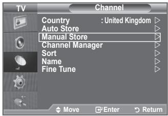 SAMSUNG LE40A552P3R - Channel mode - 1