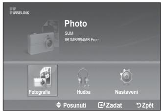 SAMSUNG LE40A552P3R - Používání nabídky WISELINK - 3