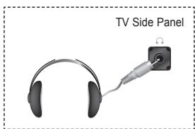 SAMSUNG LE40A552P3R - Connecting Headphones (Sold separately) - 1