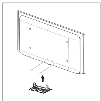 SAMSUNG LE40A552P3R - Instalación del equipo de montaje en la pared - 1