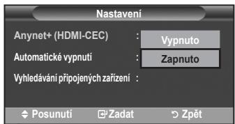 SAMSUNG LE40A552P3R - Použití funkce Anynet+ - 3